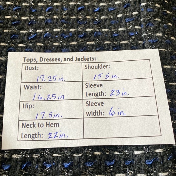 Dolan Anthropologie Left Coast Tweed Open Blazer Jacket, size small - Picture 9 of 11